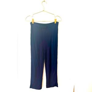 Salvatore Ferragamo Semi Sheer Trousers Navy Small